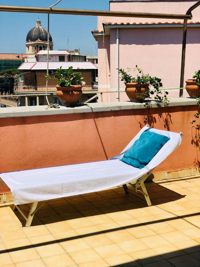 Penthouse Sea View Leilighet Lido di Ostia Eksteriør bilde