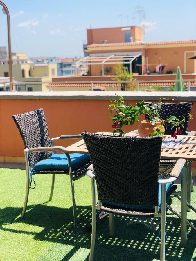 Penthouse Sea View Leilighet Lido di Ostia Eksteriør bilde
